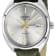 Gevril Five Points Men's Silver Dial Leather Strap Watch