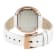 Gevril Women's Gandria Swiss Diamond Watch, Genuine Italian Made White
Leather Strap
