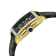 GV2 Womens Padova Gemstone Black Dial, Black Floral Leather Strap