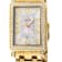 Gevril Ave of Americas Mini Women’s IPYG Stainless Steel Diamond Case,
White MOP Dial Watch