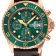 Gevril Men's Wall Street Watch, Genuine Handmade Italian Brown Leather Strap