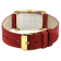 GV2 Womens Luino Diamond White MOP Dial, Genuine Italian Leather Red Watch