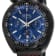 Gevril Men's Canal St  Blue Automatic Chronograph Watch