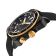 GV2 Men's XO Submarine Black Case, GP/BLK Bezel, Black Dial, Genuine
Black Canvas Strap