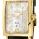 Gevril Men's Avenue of America's IPYG White dial, Genuine Olive Leather Band