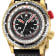 GV2 Contasecondi Men's Yellow Gold case Calfskin Leather Watch