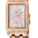 Gevril Ave of Americas Mini Women’s Rose Stainless Steel Diamond Case,
Pink MOP Dial Watch