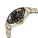 Gevril Men's High Line Automatic Watch SS Case, Black Sapphire Crystal
Top Ring, SS/IPYG  Bracelet