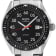 Gevril Men's Ascari Automatic Watch SS Case, Black Forged Carbon Top
Ring, Stainless Steel Bracelet