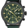 Gevril Men's Vaughn 316L Stainless Steel Black Case, Green Dial, Genuine
Green Leather Watch
