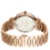 Gv2 By Gevril Women's 1502.5 Berletta Diamonds Rose-Gold IP Steel Date Watch