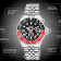 Gevril Men's 4952B Wall Street Swiss Automatic Ceramic Bezel Steel Date Watch
