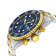 Gevril Men's Wall Street Chrono Blue Dial Blue Ceramic Bezel Two toned
IPYG Stainless Steel Bracelet