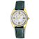 GV2 Women's Palermo Diamond Watch, Genuine Green Vegan Leather Strap