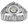 Gevril Men's Ascari Automatic Watch SS Case, Black Forged Carbon Top
Ring, Stainless Steel Bracelet