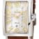 Gevril Men's Avenue of America's Stainless Steel White dial, Genuine Tan
Leather Band