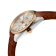 Gevril Five Points Men's Silver Dial Leather Strap Watch