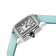 GV2 Milan Women's Silver Dial Bright Exquisite Turquoise Leather strap watch