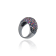 MCL Design Berry Sapphire Stardust Pave Ring