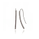MCL Design Pink Sapphire Arc Drop Earrings