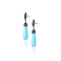 MCL Design Turquoise & Sapphire Drop Earrings