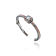 MCL Design Square Single Pave Sapphire & Blue Topaz Cuff Bracelet