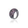 MCL Design Berry Sapphire Stardust Pave Ring