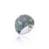 MCL Design White & Blue Topaz Ring