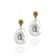 MCL Design Eye Citrine Drop Earrings