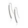 MCL Design Ice Sapphire Arc Drop Earrings
