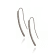 MCL Design Pink Sapphire Arc Drop Earrings
