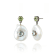 MCL Design Eye Prasiolite Drop Earrings