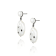 MCL Design Black Spinel Pearl Drop Earrings