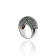 MCL Design Green Sapphire Stardust Pave Ring