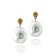 MCL Design Eye Yellow Sapphire Drop Earrings