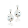 MCL Design Black Spinel Pearl Drop Earrings