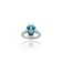 MCL Design Blue Sapphire Skull Ring