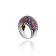 MCL Design Berry Sapphire Stardust Pave Ring