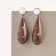 MCL Design Sapphire Wood Pearl Drop Earrings
