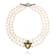 MCL Design White Pearl & Cognac Quartz Necklace