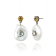MCL Design Eye Yellow Sapphire Drop Earrings