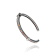 MCL Design Single Pave Sapphire Star Cuff Bracelet