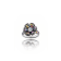 MCL Design Sapphire & White Topaz Flower Ring