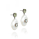MCL Design Eye Prasiolite Drop Earrings