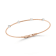 14K Rose Gold 0.20 ct. tw. Diamond Wire Bracelet