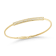 14K Yellow Gold 0.39 ct. tw. White Diamond Wire Bracelet