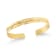 14K Gold 0.07 ct. tw. Diamond Cuff