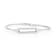 14K White Gold 0.07 ct. tw. Diamond Wire Bracelet
