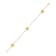 14K Gold 0.03 ct. tw. Gold-by-the-Yard Bracelet