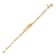 14K Gold 0.11 ct. tw. Open Link Dog Tag Bracelet